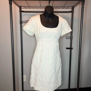 Elegant White Women's Dress